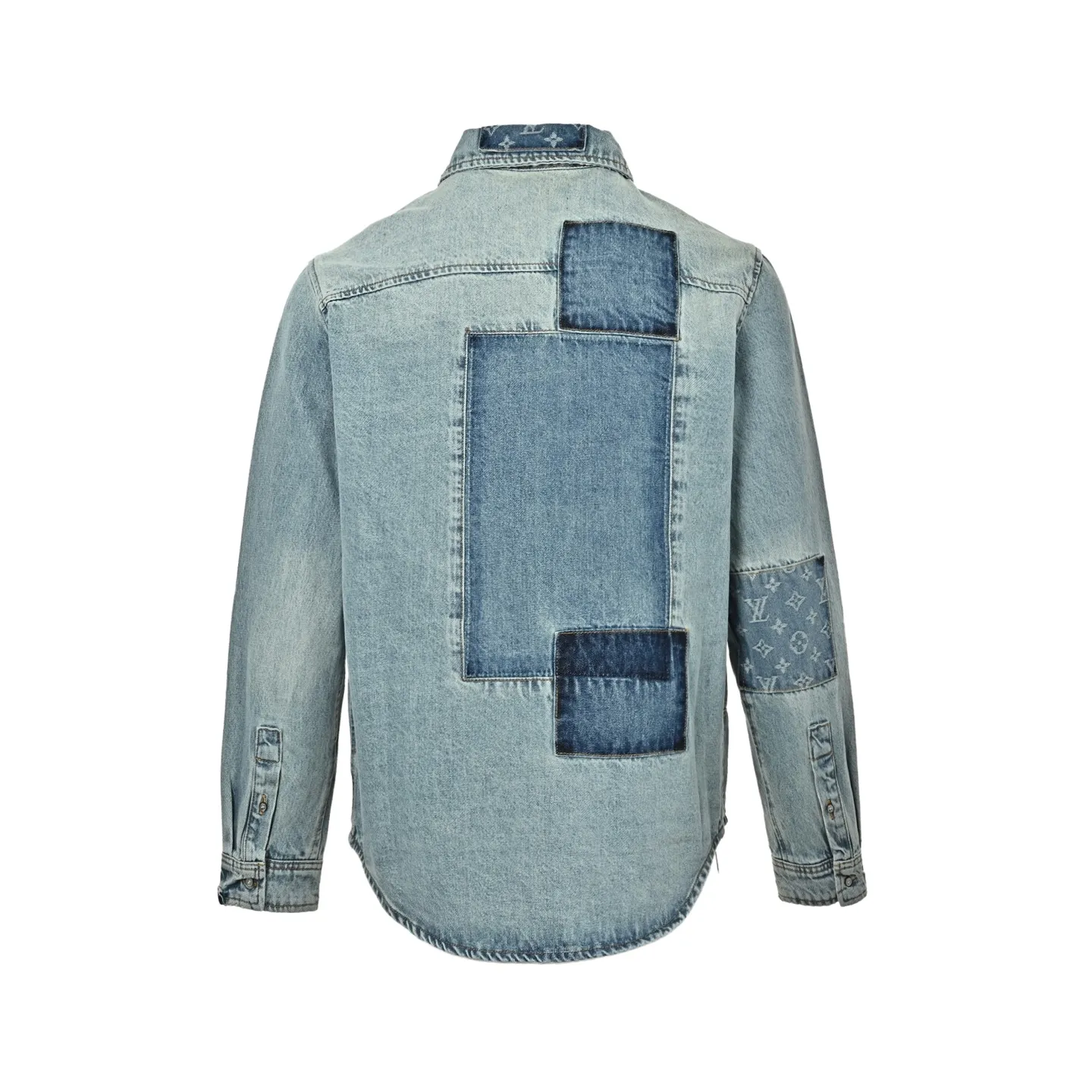 Louis Vuitton/Louis Vuitton presbyopic patchwork denim jacket